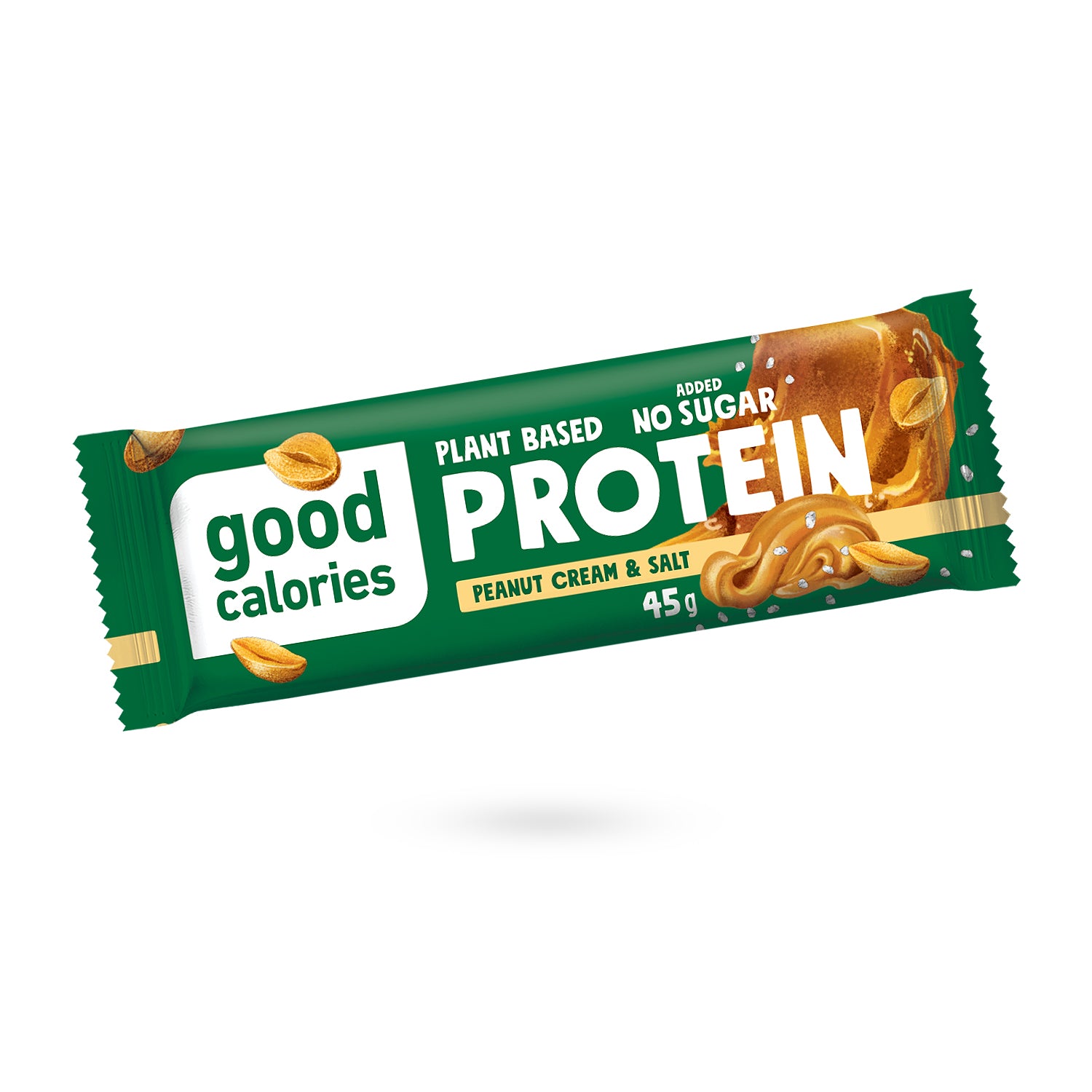 Proteinriegel mit Erdnusscreme und Salz von Good Calories als 45g Riegel