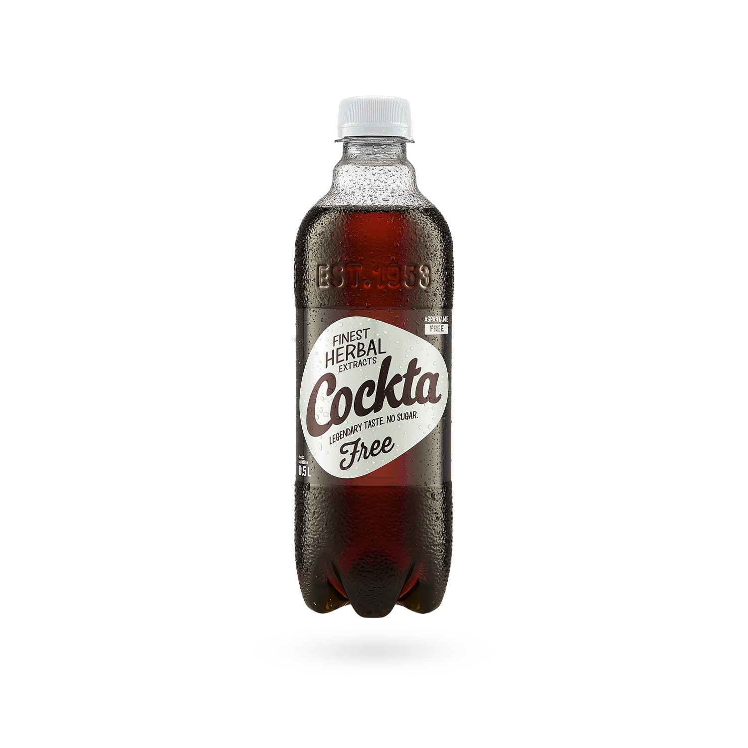 Cockta Free 500ml – Zuckerfreies Cola Erfrischungsgetränk mit feinsten Kräuterextrakten
