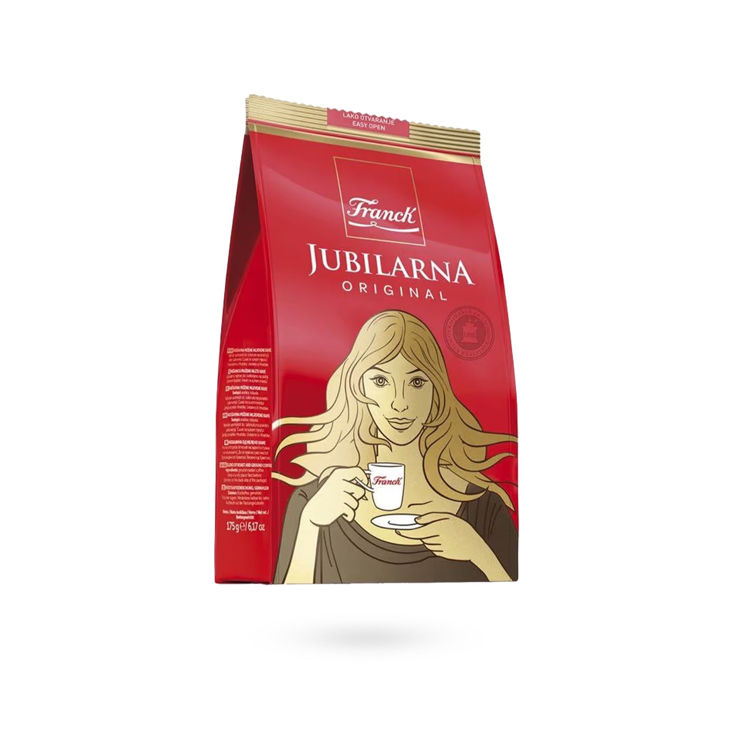 Kroatischer Kaffee Franck Jubilarna Original – 175g gemahlener Röstkaffee im Beutel