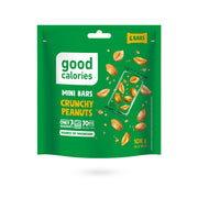 Mini Bars Snack mit Crunchy Erdnüssen von Good Calories im 108g Beutel