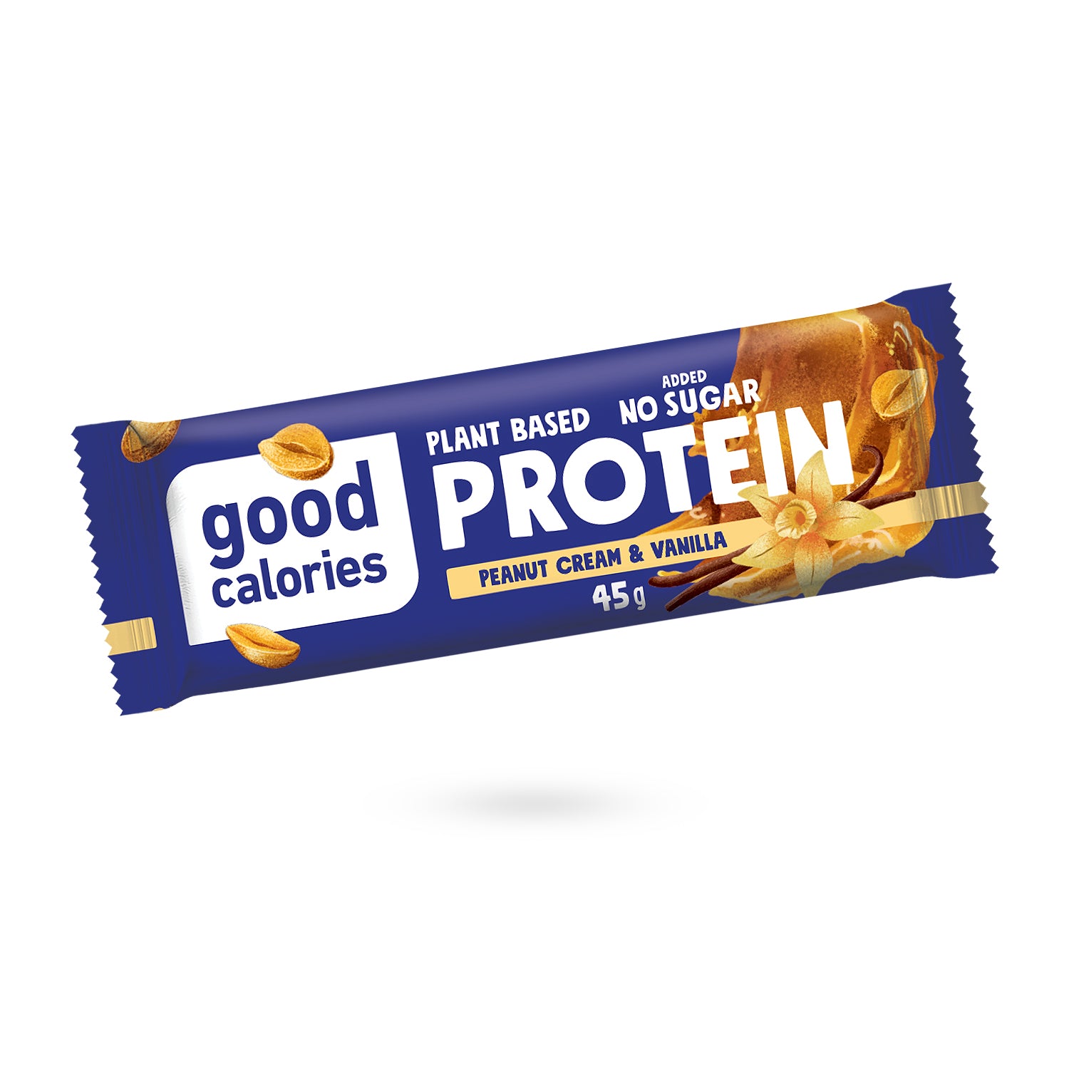 Proteinriegel mit Erdnusscreme und Vanille von Good Calories als 45g Riegel