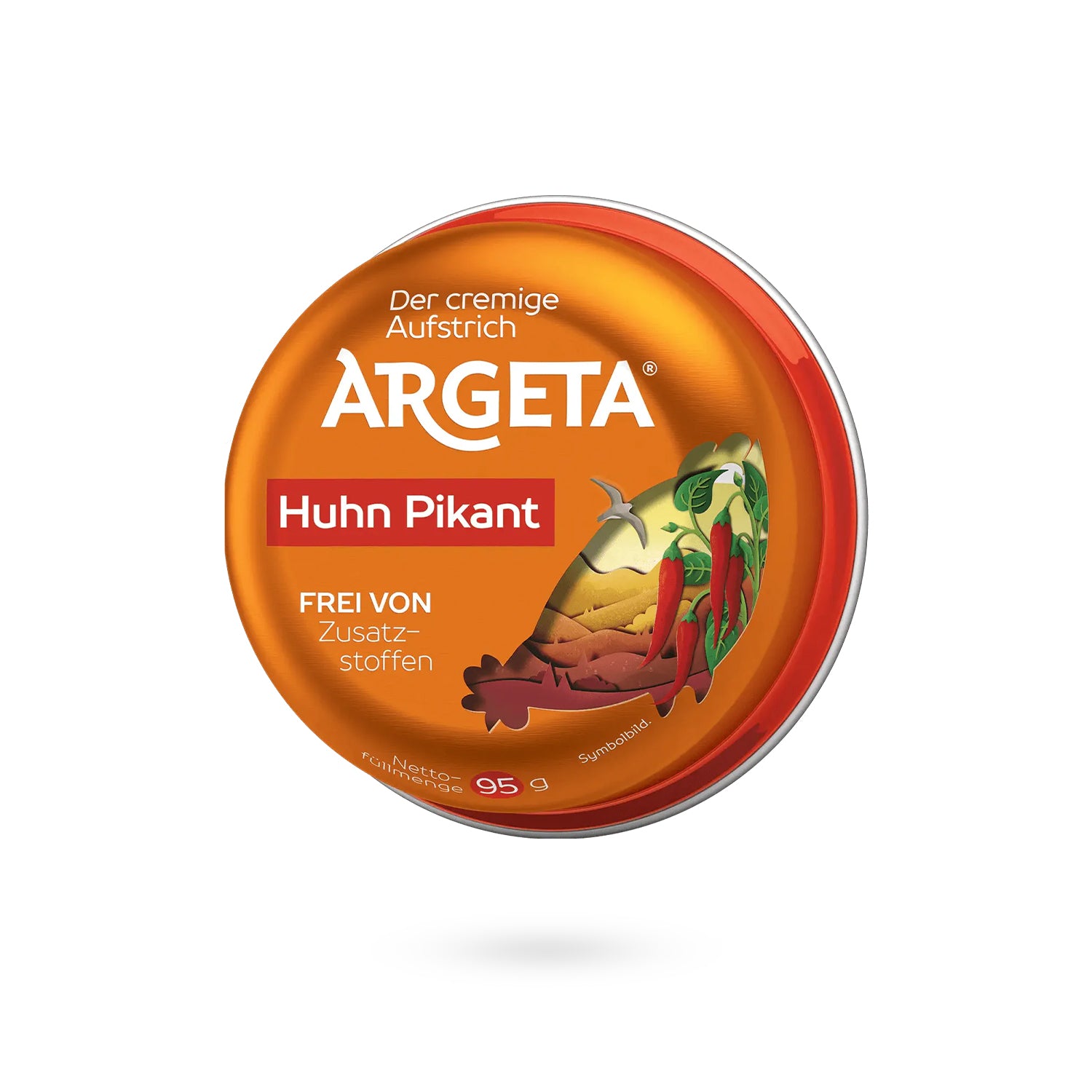 Argeta Huhn pikant Brotaufstrich, 95g Konserve