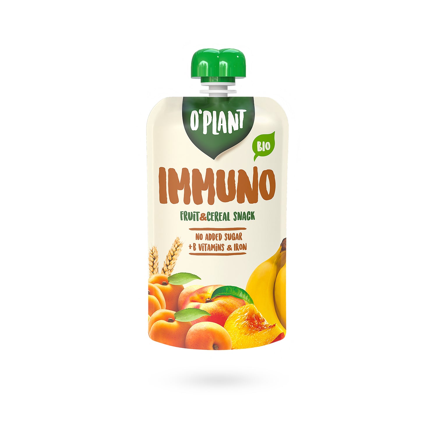 O'Plant Immuno - Fruit puree with cereals, 200g bag