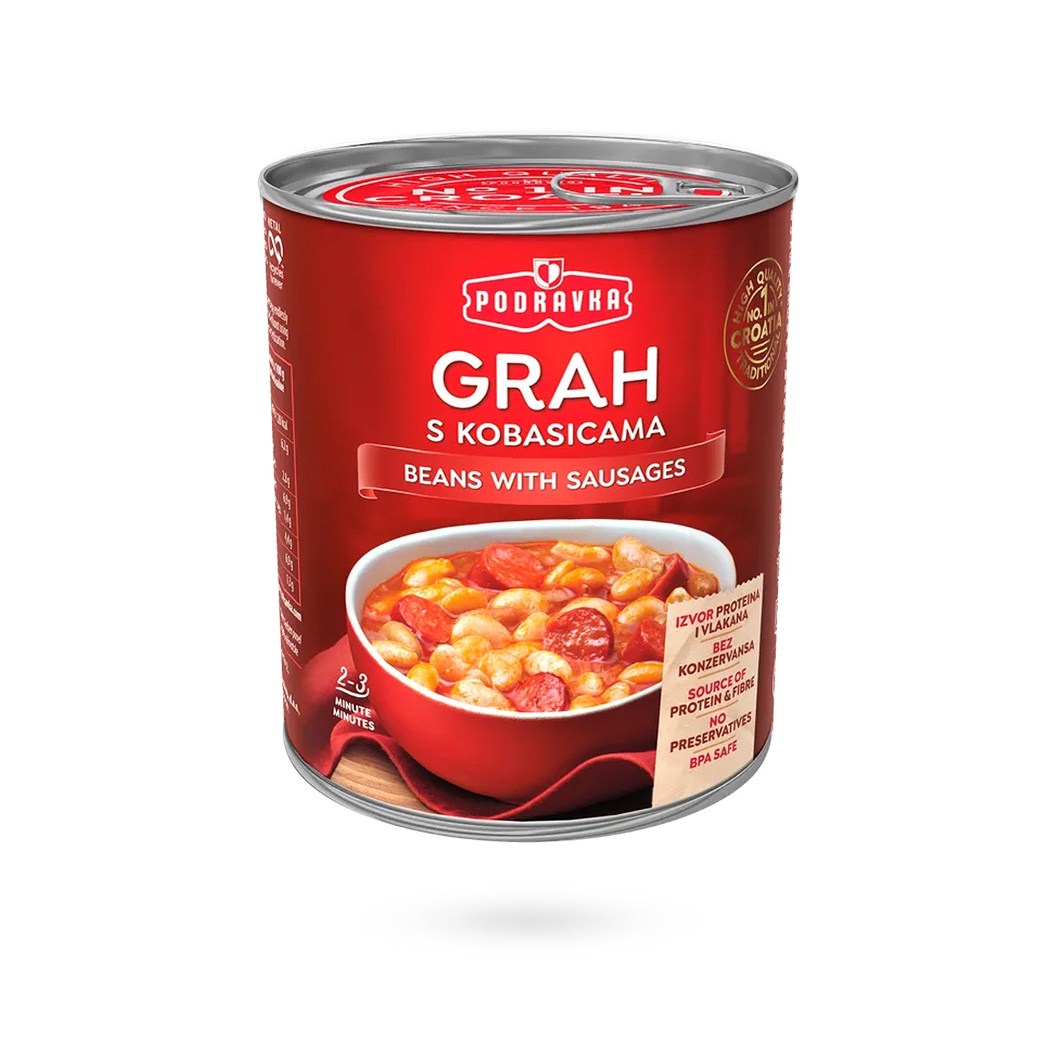 Bohneneintopf mit Wurst, 400g Konserve